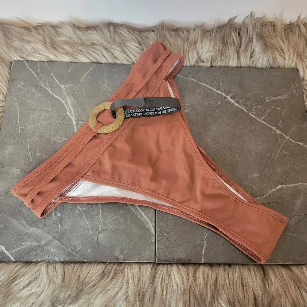 Boohoo High Rise Bikini  Bottom